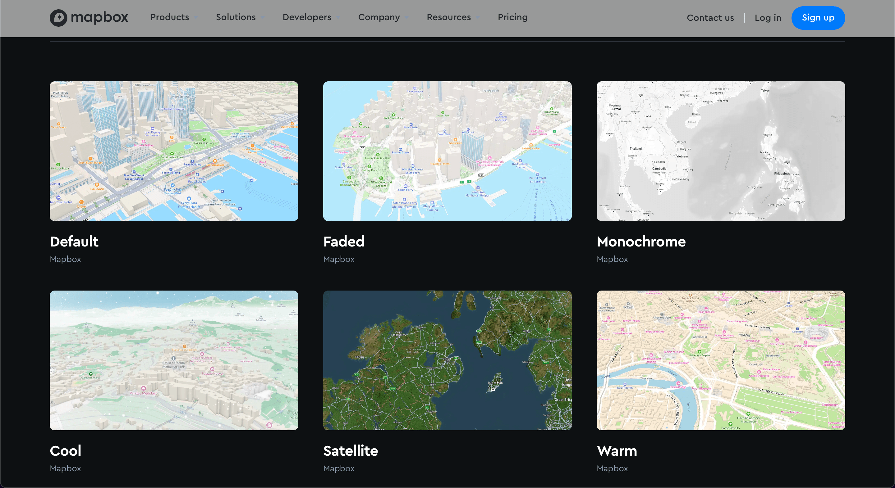 Custom map