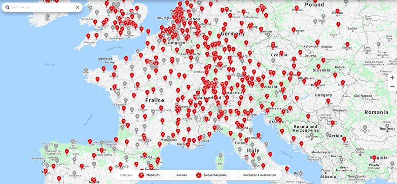 Carte Tesla